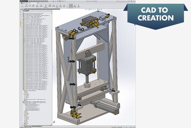 Low-Cost Flying Cutoff CAD Design